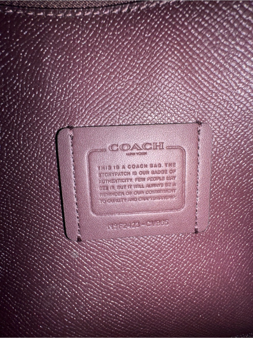 COACH Mollie Tote Bag 25 - Signature Small Tote in Brown with Black Trim - Picture 15 of 16